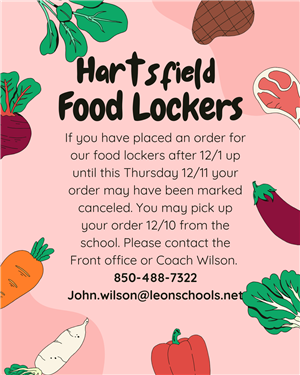 Food locker update